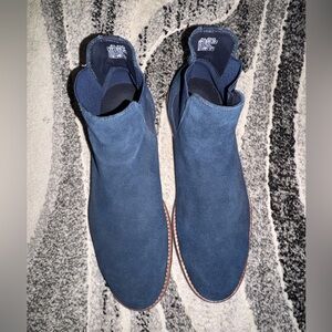 Men's Blue Suede Chelsea Boots ALDO